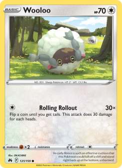 Wooloo - pokemon TCG Card