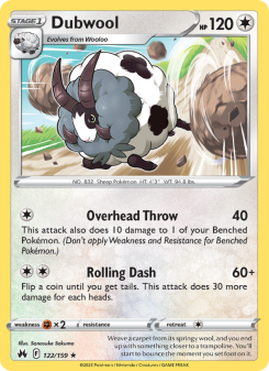 Dubwool - pokemon TCG Card
