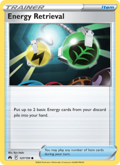 Energy Retrieval - pokemon TCG Card