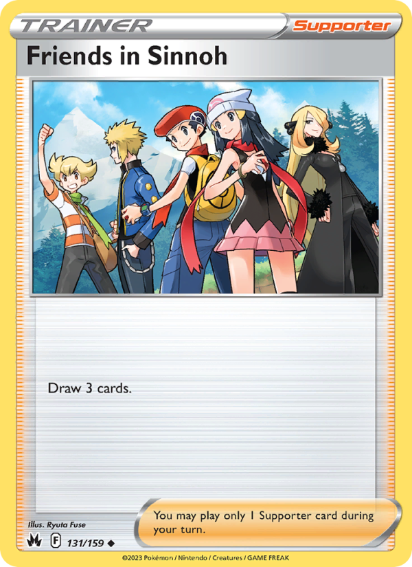 Friends in Sinnoh - Pokémon TCG Card
