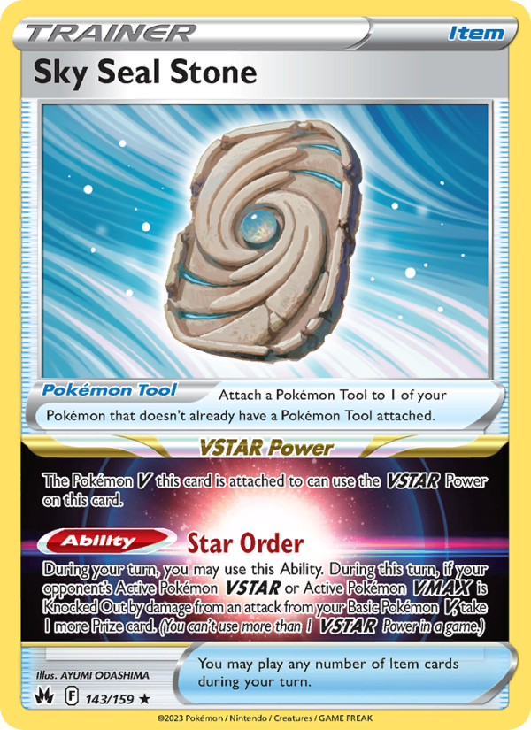 Sky Seal Stone - Pokémon TCG Card