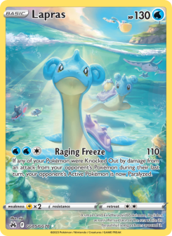 Lapras - pokemon TCG Card