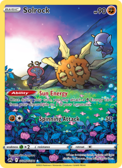 Solrock - pokemon TCG Card