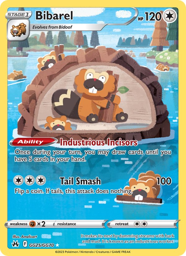 Bibarel - Pokémon TCG Card