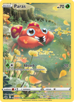 Paras - pokemon TCG Card