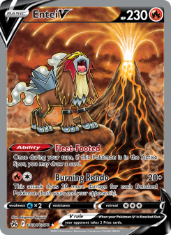 Entei V - pokemon TCG Card