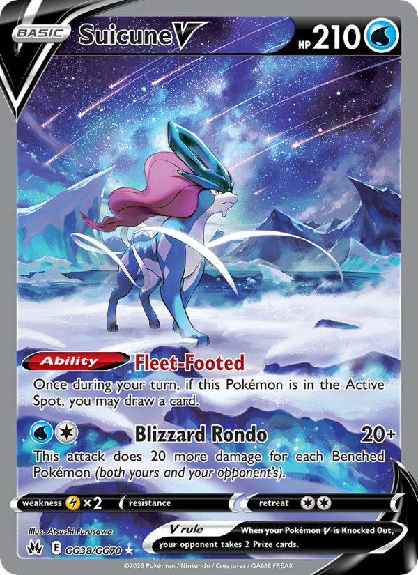 Suicune V - Pokémon TCG Card