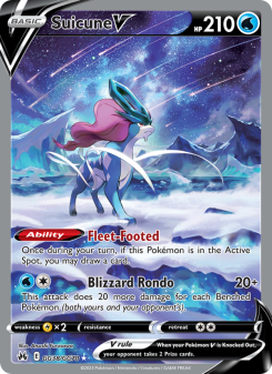 Suicune V - pokemon TCG Card