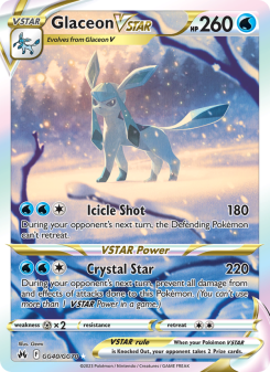 Glaceon VSTAR - pokemon TCG Card