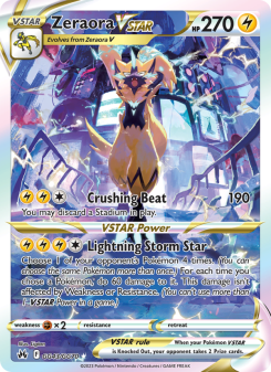 Zeraora VSTAR - pokemon TCG Card
