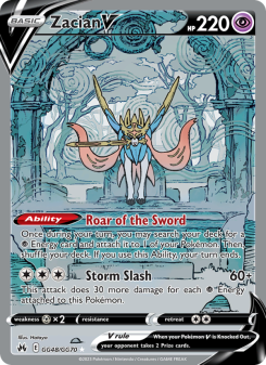 Zacian V - pokemon TCG Card