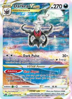 Darkrai VSTAR - pokemon TCG Card