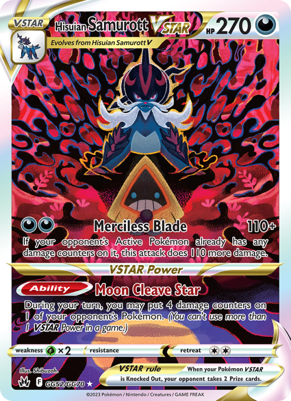 Hisuian Samurott VSTAR - Pokémon TCG Card