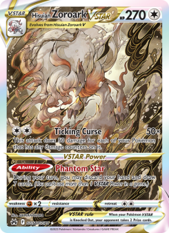 Hisuian Zoroark VSTAR - pokemon TCG Card
