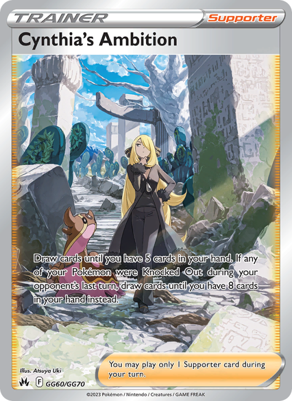 Cynthia's Ambition - Pokémon TCG Card