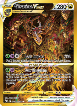 Giratina VSTAR - pokemon TCG Card