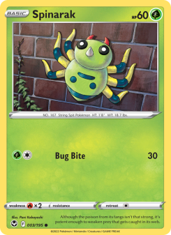 Spinarak - pokemon TCG Card