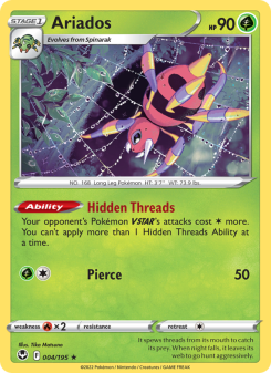 Ariados - pokemon TCG Card