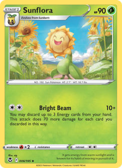 Sunflora - pokemon TCG Card