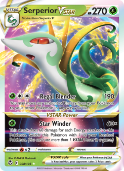 Serperior VSTAR - pokemon TCG Card