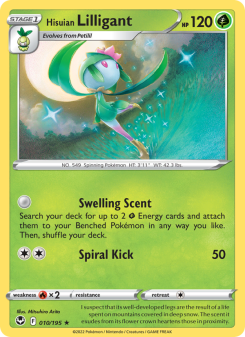 Hisuian Lilligant - pokemon TCG Card