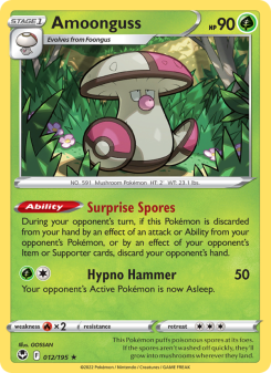 Amoonguss - pokemon TCG Card