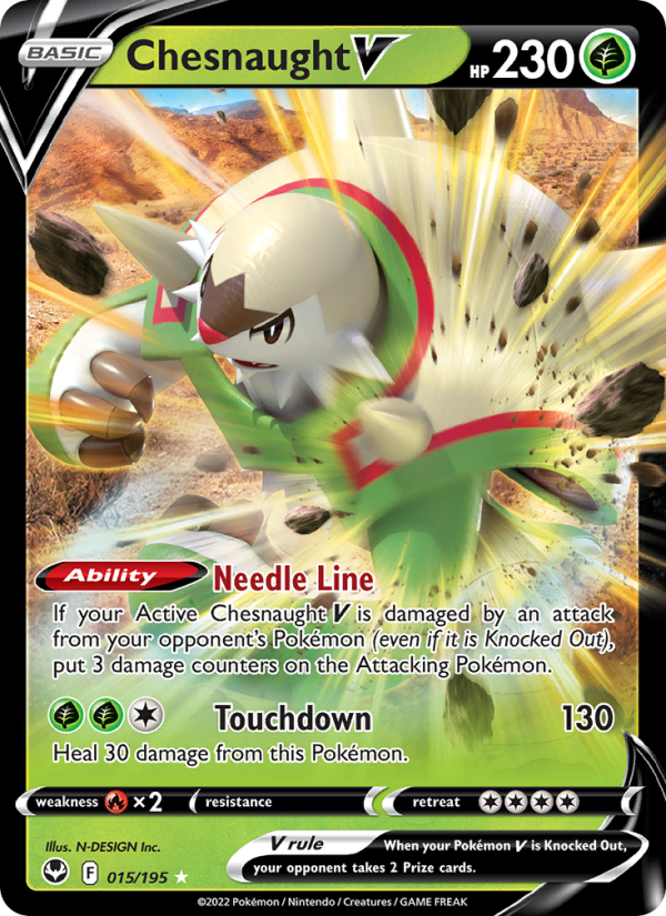 Chesnaught V - Pokémon TCG Card