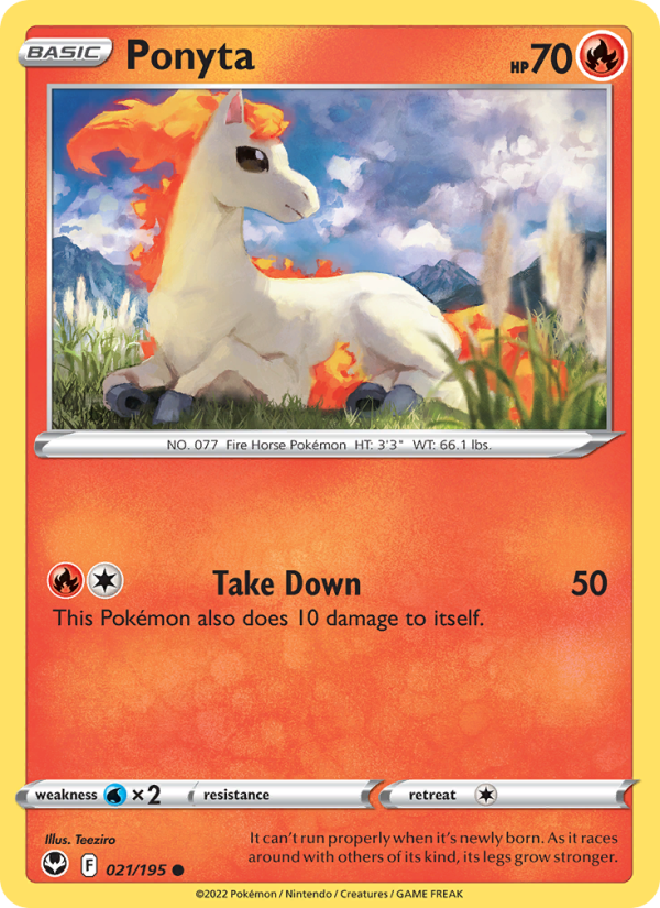 Ponyta - Pokémon TCG Card
