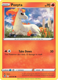 Ponyta - pokemon TCG Card