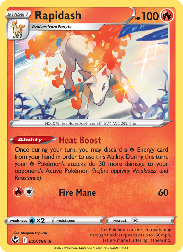 Rapidash - Pokémon TCG Card