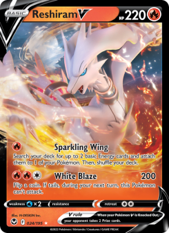 Reshiram V - pokemon TCG Card