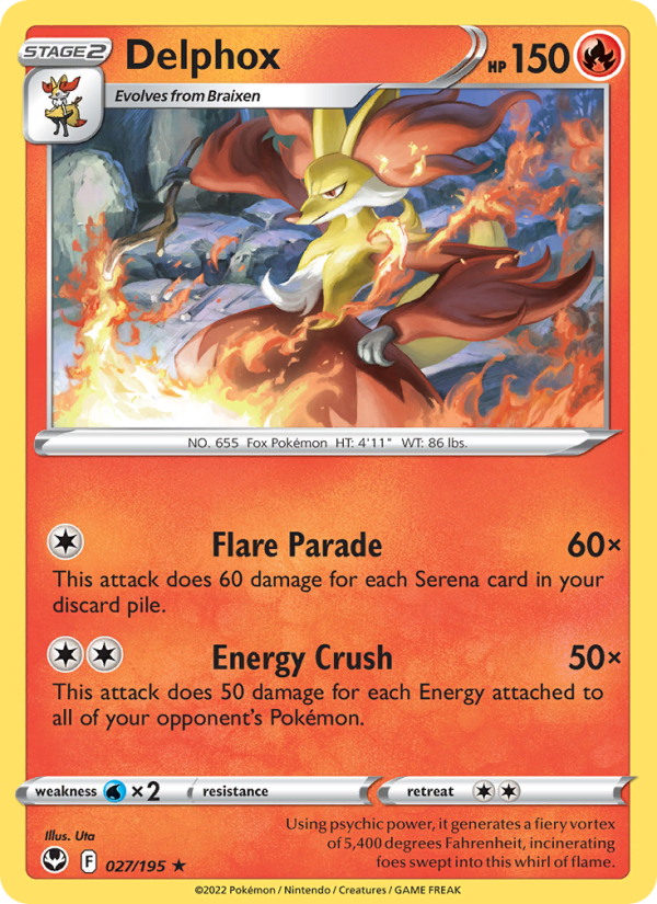 Delphox - Pokémon TCG Card