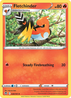 Fletchinder - pokemon TCG Card