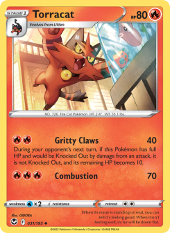 Torracat - pokemon TCG Card