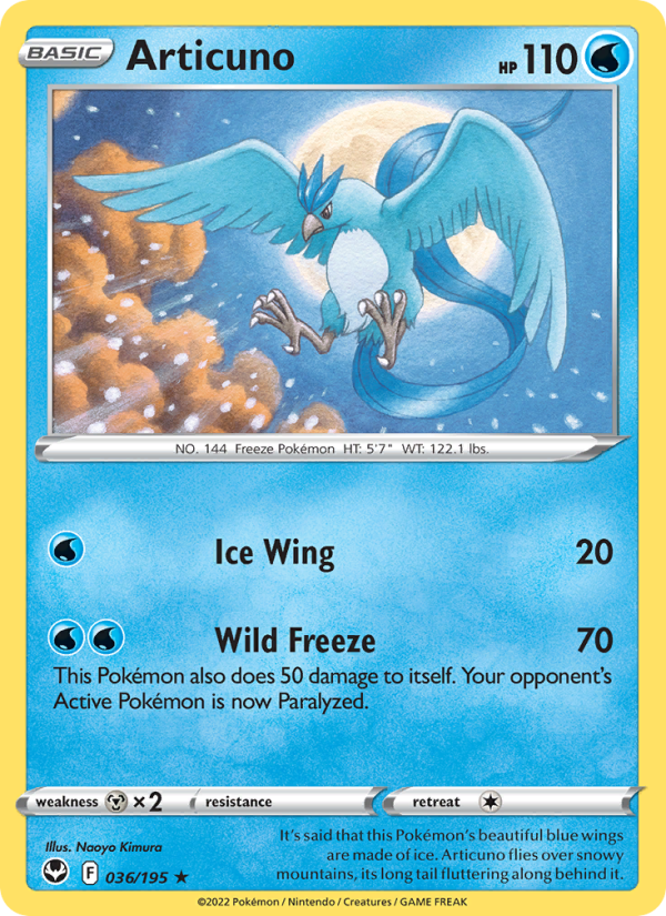Articuno - Pokémon TCG Card