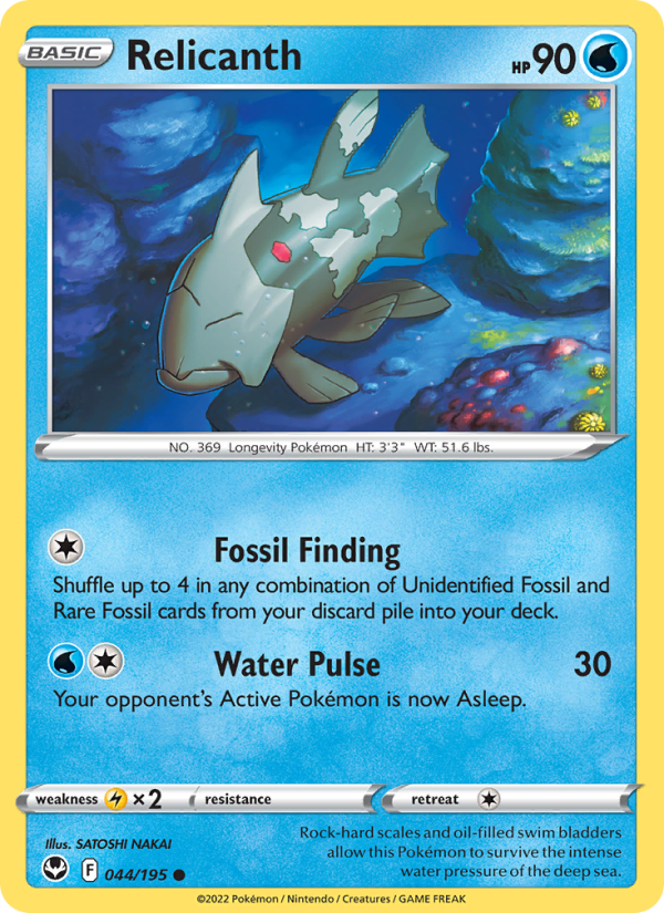 Relicanth - Pokémon TCG Card