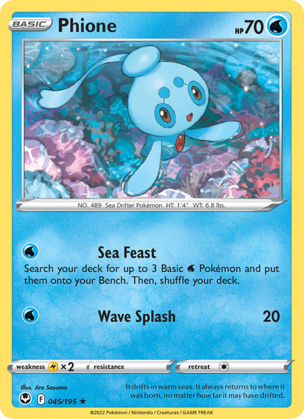 Phione - Pokémon TCG Card