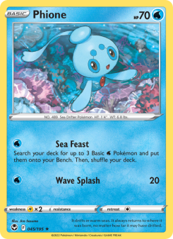 Phione - pokemon TCG Card