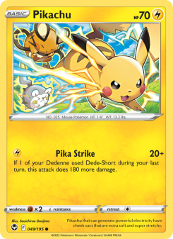 Pikachu - pokemon TCG Card