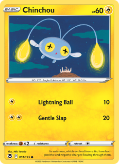 Chinchou - pokemon TCG Card