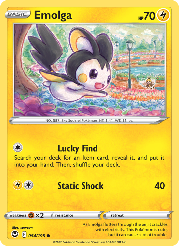 Emolga - Pokémon TCG Card