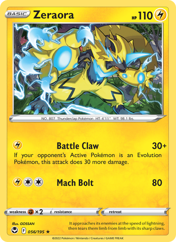 Zeraora - Pokémon TCG Card