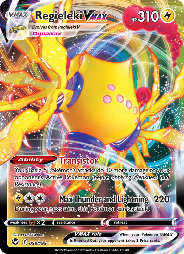 Regieleki VMAX - Pokémon TCG Card