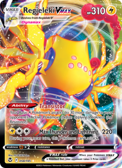 Regieleki VMAX - pokemon TCG Card