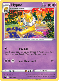 Hypno - pokemon TCG Card