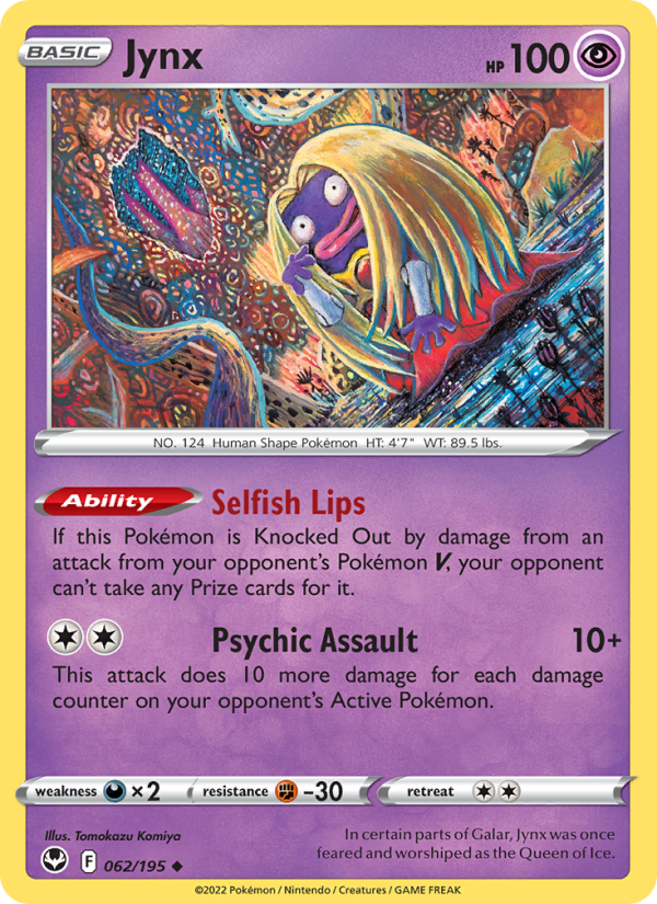 Jynx - Pokémon TCG Card