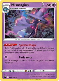 Mismagius - pokemon TCG Card