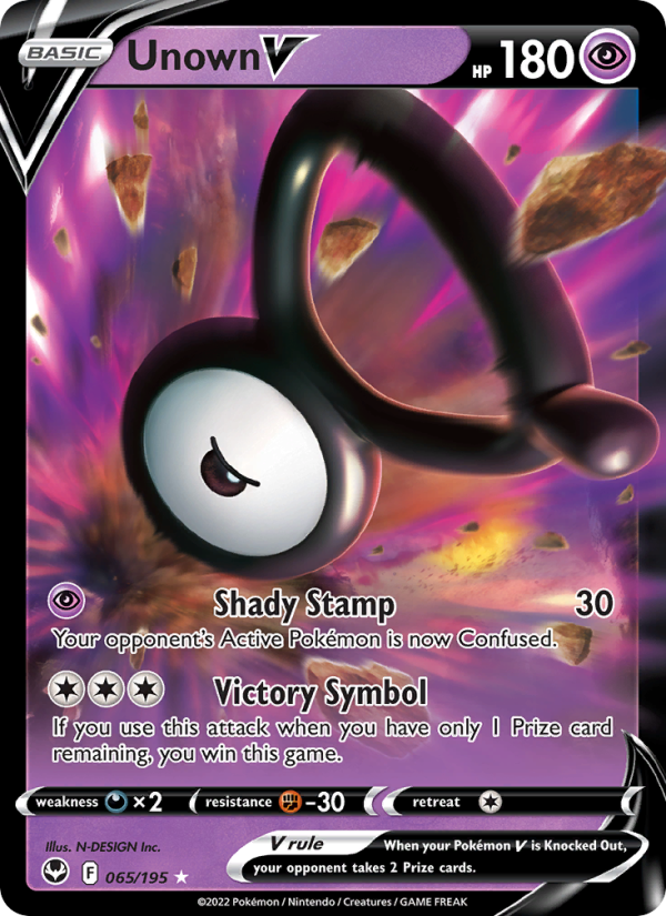 Unown V - Pokémon TCG Card