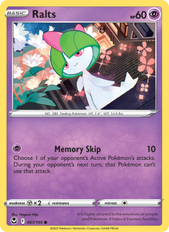 Ralts - pokemon TCG Card