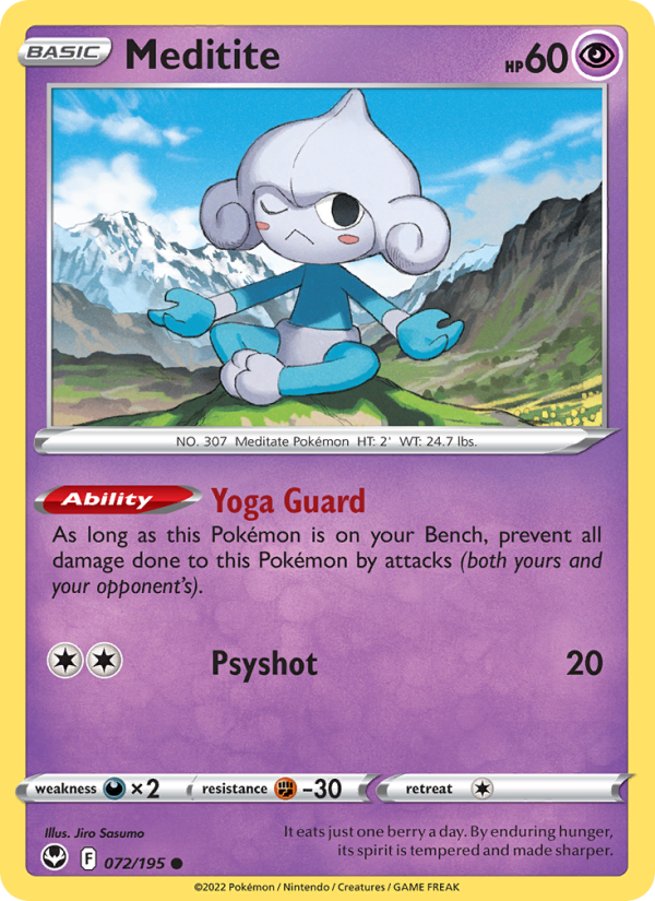 Meditite - Pokémon TCG Card